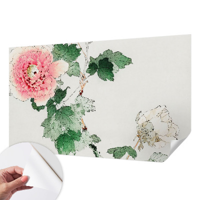 Motivtapete fürs Wohnzimmer Florale Subtilität