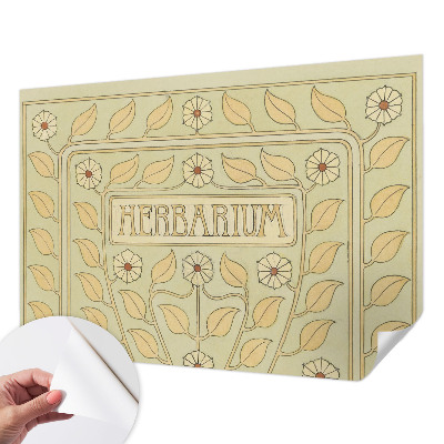 Hochwertige Bildtapete Pflanzenornament