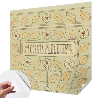 Hochwertige Bildtapete Pflanzenornament