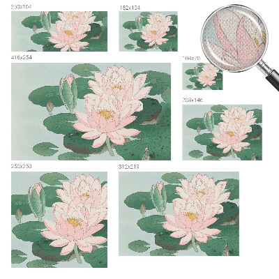 Selbstklebende Fototapete für die Wand Wasserlotus