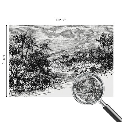 3D-Fototapete Exotisches Panorama