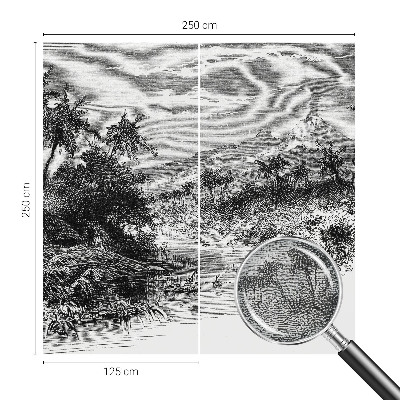 3D-Fototapete Exotisches Panorama