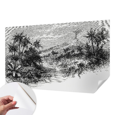 3D-Fototapete Exotisches Panorama