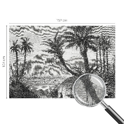 Fototapete in 3D-Optik Tropische Oase