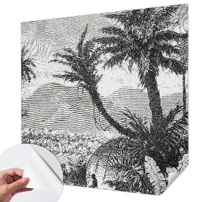 Fototapete in 3D-Optik Tropische Oase