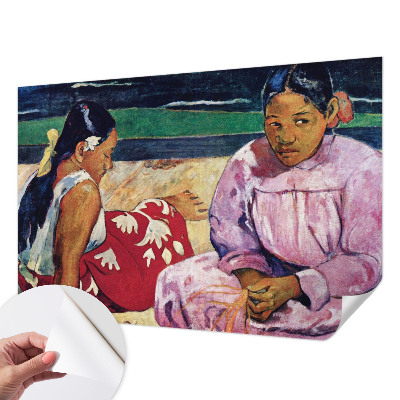 3D-Fototapete fürs Wohnzimmer Strandszene