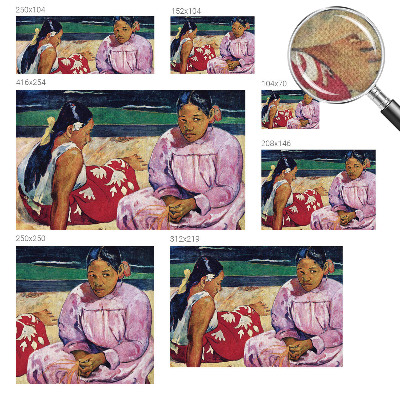 3D-Fototapete fürs Wohnzimmer Strandszene