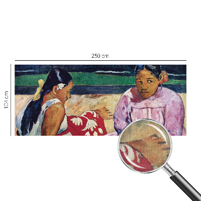 3D-Fototapete fürs Wohnzimmer Strandszene