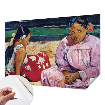 3D-Fototapete fürs Wohnzimmer Strandszene