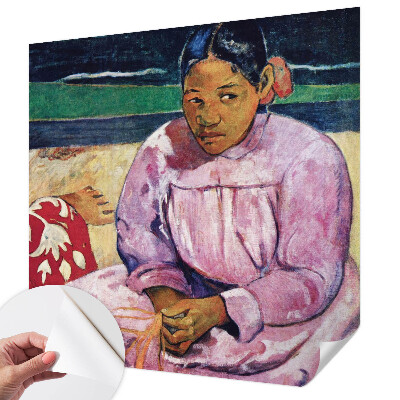 3D-Fototapete fürs Wohnzimmer Strandszene