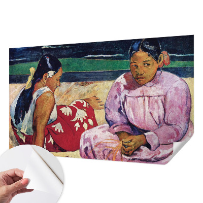 3D-Fototapete fürs Wohnzimmer Strandszene