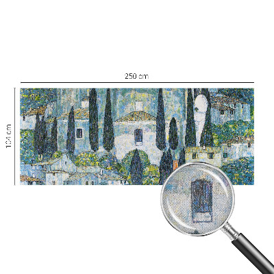 Fototapete nach Maß Zypressenhäuser