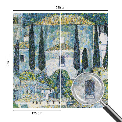 Fototapete nach Maß Zypressenhäuser