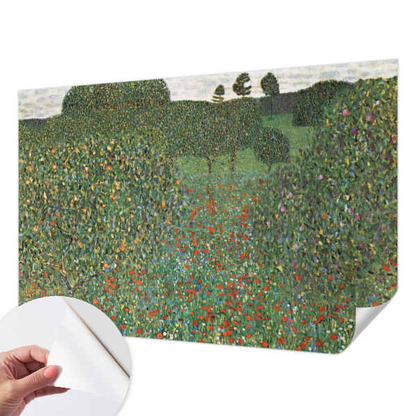 Vintage tapete Blumenwiese