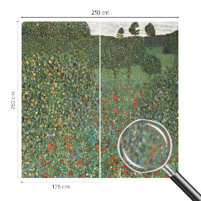 Vintage tapete Blumenwiese