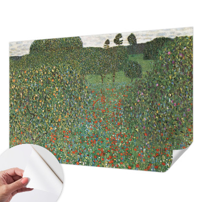 Vintage tapete Blumenwiese