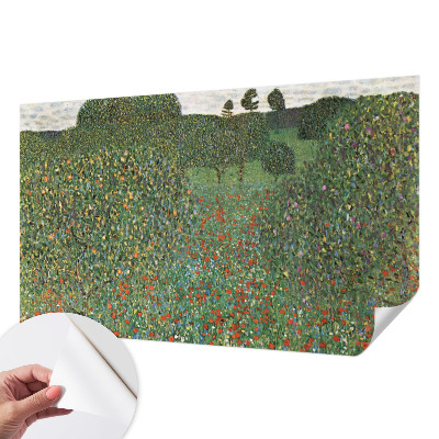 Vintage tapete Blumenwiese