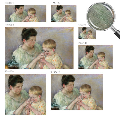 Selbstklebende Fototapete Elterliche Fürsorge