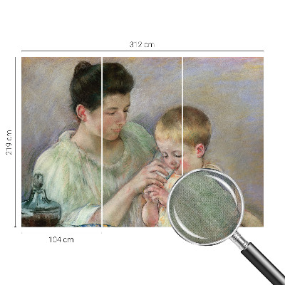 Selbstklebende Fototapete Elterliche Fürsorge