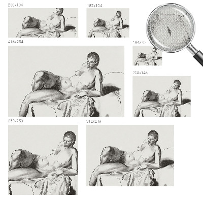 Selbstklebende Fototapete fürs Kinderzimmer Künstlerischer Akt