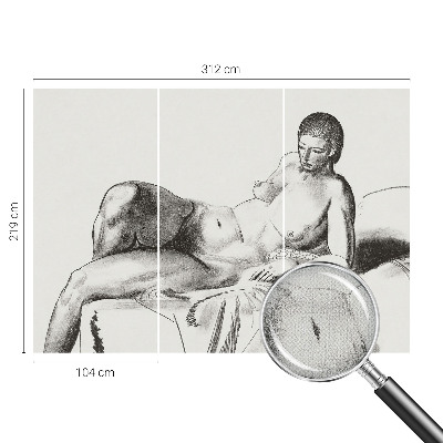 Selbstklebende Fototapete fürs Kinderzimmer Künstlerischer Akt