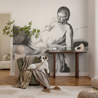 Selbstklebende Fototapete fürs Kinderzimmer Künstlerischer Akt