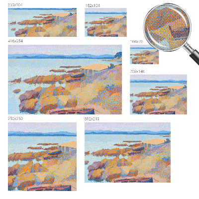 3D-Fototapete Meerblick