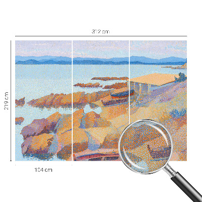 3D-Fototapete Meerblick