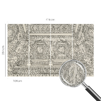 Fototapete in 3D-Optik Klassischer Schmuck