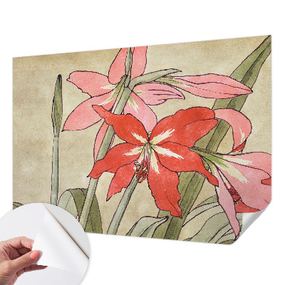 Moderne Fototapete nach Maß Taglilienblüten