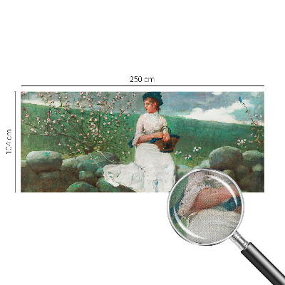 Selbstklebende Fototapete fürs Schlafzimmer Blumenfrieden