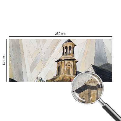 3D-Fototapete Architektonischer Turm