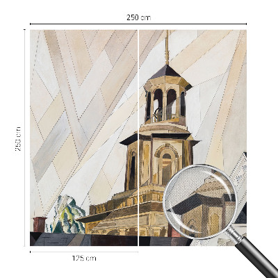 3D-Fototapete Architektonischer Turm