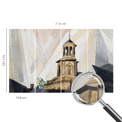 3D-Fototapete Architektonischer Turm