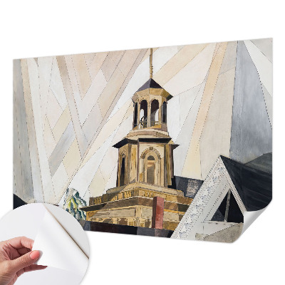 3D-Fototapete Architektonischer Turm