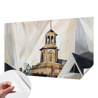 3D-Fototapete Architektonischer Turm