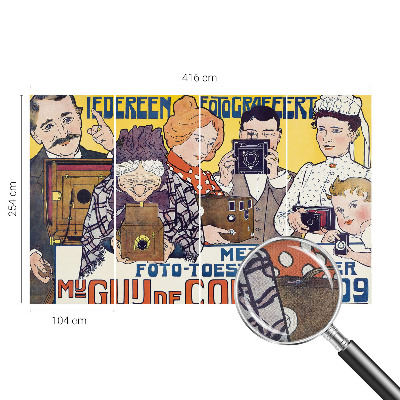 Selbstklebende Fototapete fürs Kinderzimmer Leidenschaft für die Fotografie