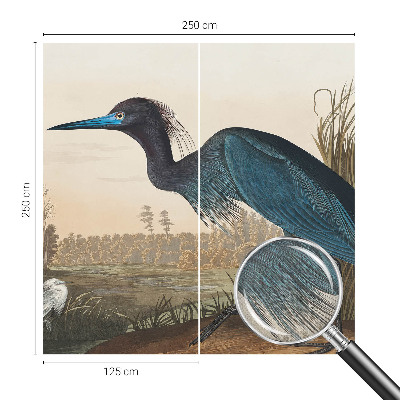 Selbstklebende Fototapete fürs Kinderzimmer Wasservögel