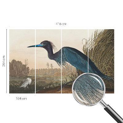 Selbstklebende Fototapete fürs Kinderzimmer Wasservögel