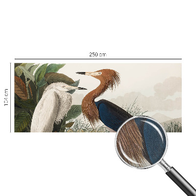 Fototapete nach Maß Vögel in Pflanzen