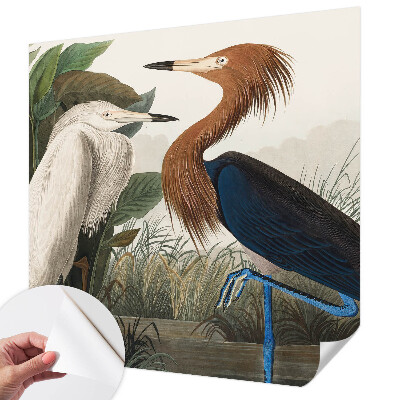 Fototapete nach Maß Vögel in Pflanzen