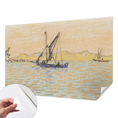 3D-Fototapete fürs Wohnzimmer Meer des Friedens