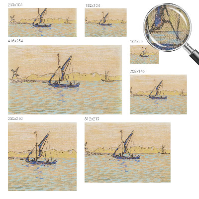 3D-Fototapete fürs Wohnzimmer Meer des Friedens