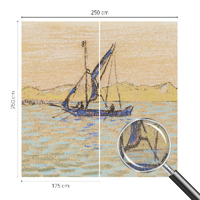 3D-Fototapete fürs Wohnzimmer Meer des Friedens