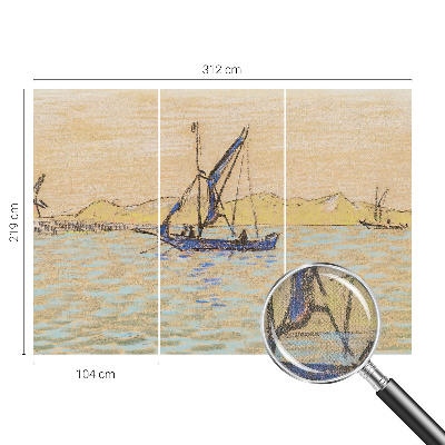 3D-Fototapete fürs Wohnzimmer Meer des Friedens