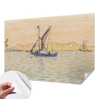 3D-Fototapete fürs Wohnzimmer Meer des Friedens