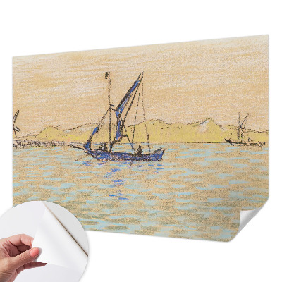 3D-Fototapete fürs Wohnzimmer Meer des Friedens