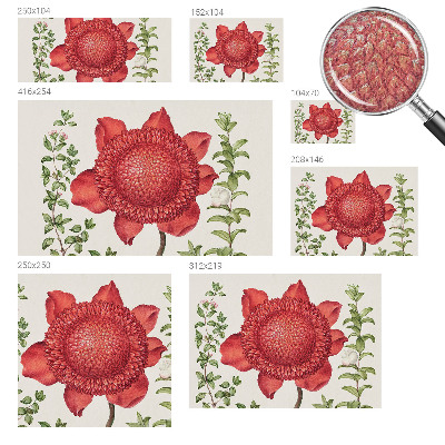 3D-Fototapete fürs Schlafzimmer Florale Eleganz