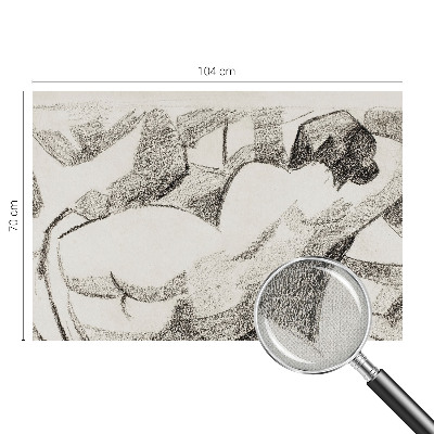 Selbstklebende Fototapete fürs Wohnzimmer Eine lügnerische Figur