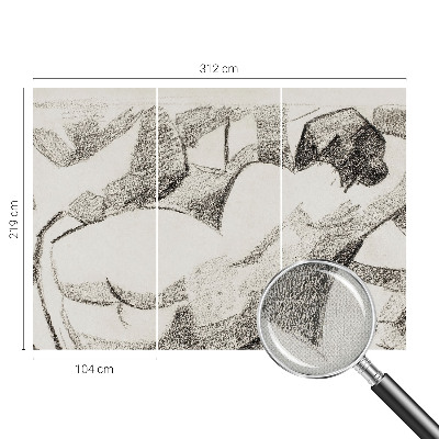 Selbstklebende Fototapete fürs Wohnzimmer Eine lügnerische Figur